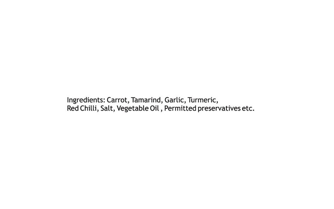 Country Flavours Carrot Pickle    Pack  250 grams